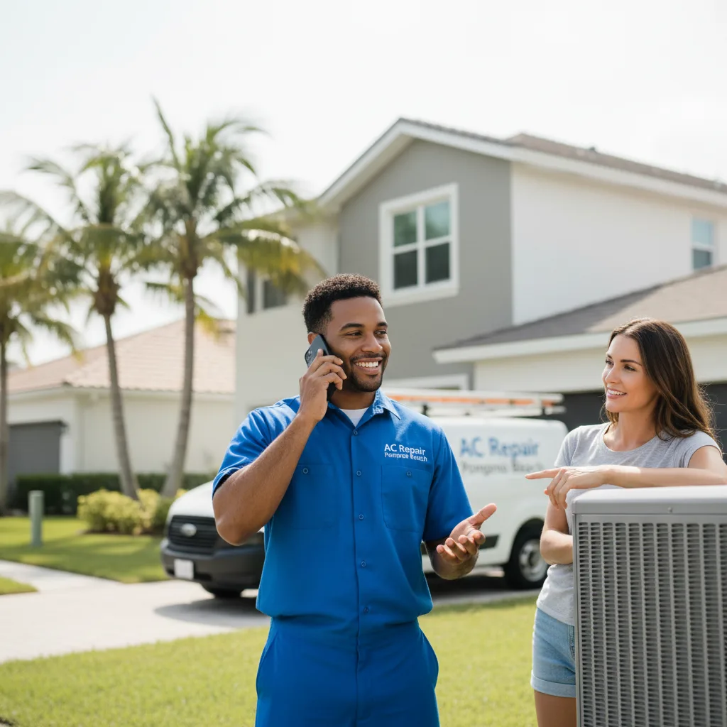 AC Repair Pompano Beach customer support in Deville